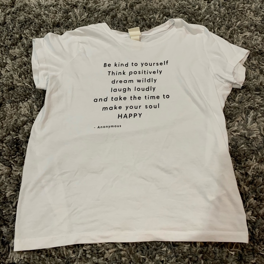 White t-shirt